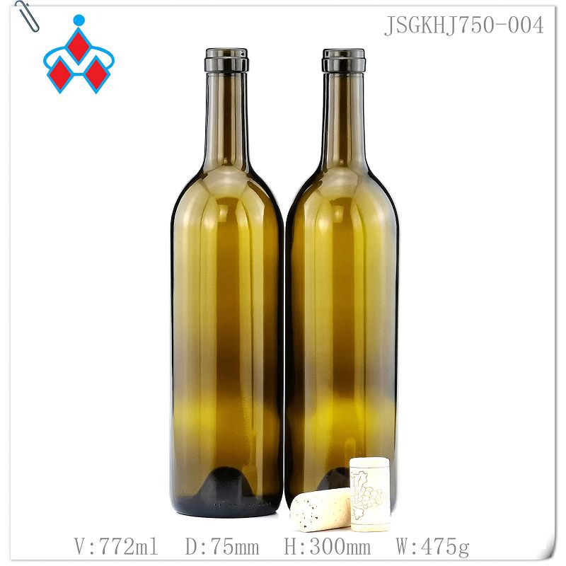 Glass Bordeaux Style Bottle factory