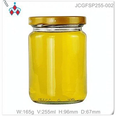 Bocaux en verre de mise en conserve avec couvercles