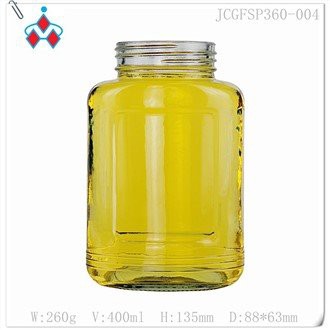 Distributeur de miel en verre