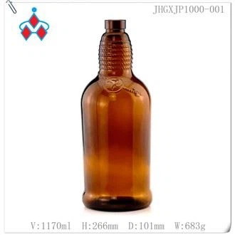 Bouteille d'alcool en verre 1000ml
