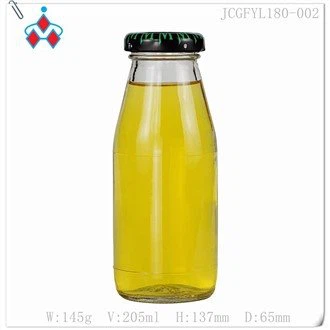 Bouteille en verre de boisson gazeuse