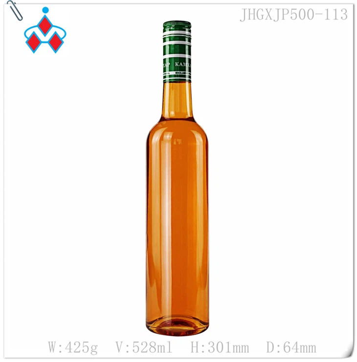 Bouteilles d'alcool en verre de 500 ml