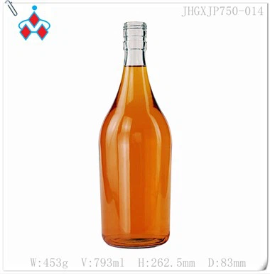 Bouteille en verre de vodka 750ml